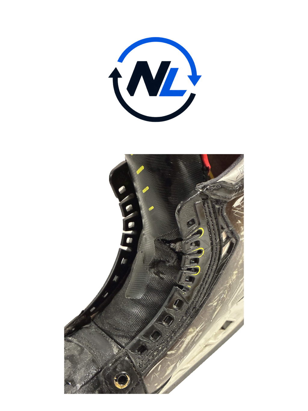 Bauer Vapor Hyperlite Skridskor – Storlek 6,5 Fit 2 (Välanvänt skick)