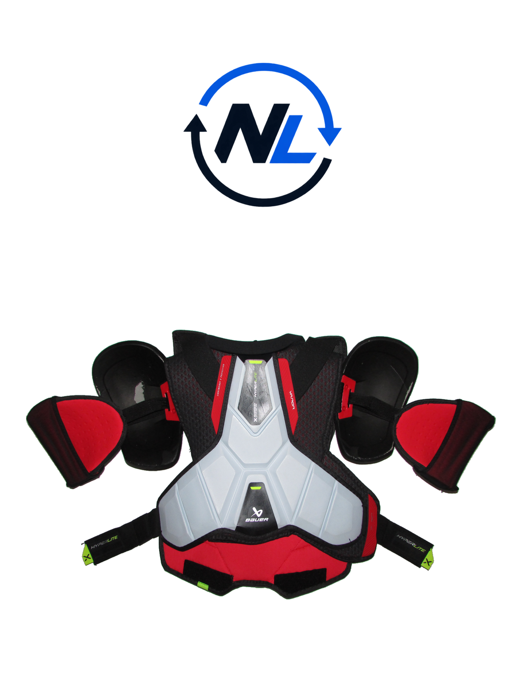 Bauer Vapor Hyperlite Axelskydd – Senior Medium (Mycket fint skick)