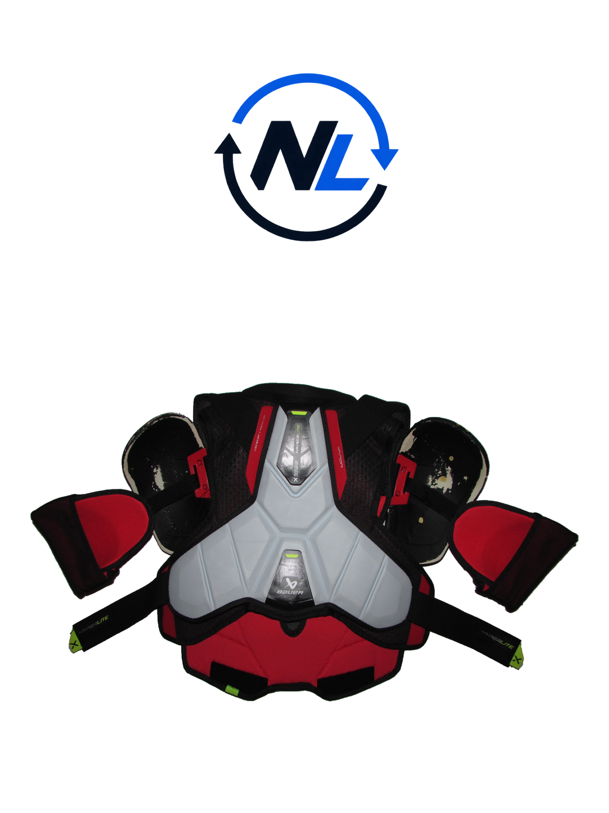 Bauer Vapor Hyperlite Axelskydd – Senior Medium (Bra skick)