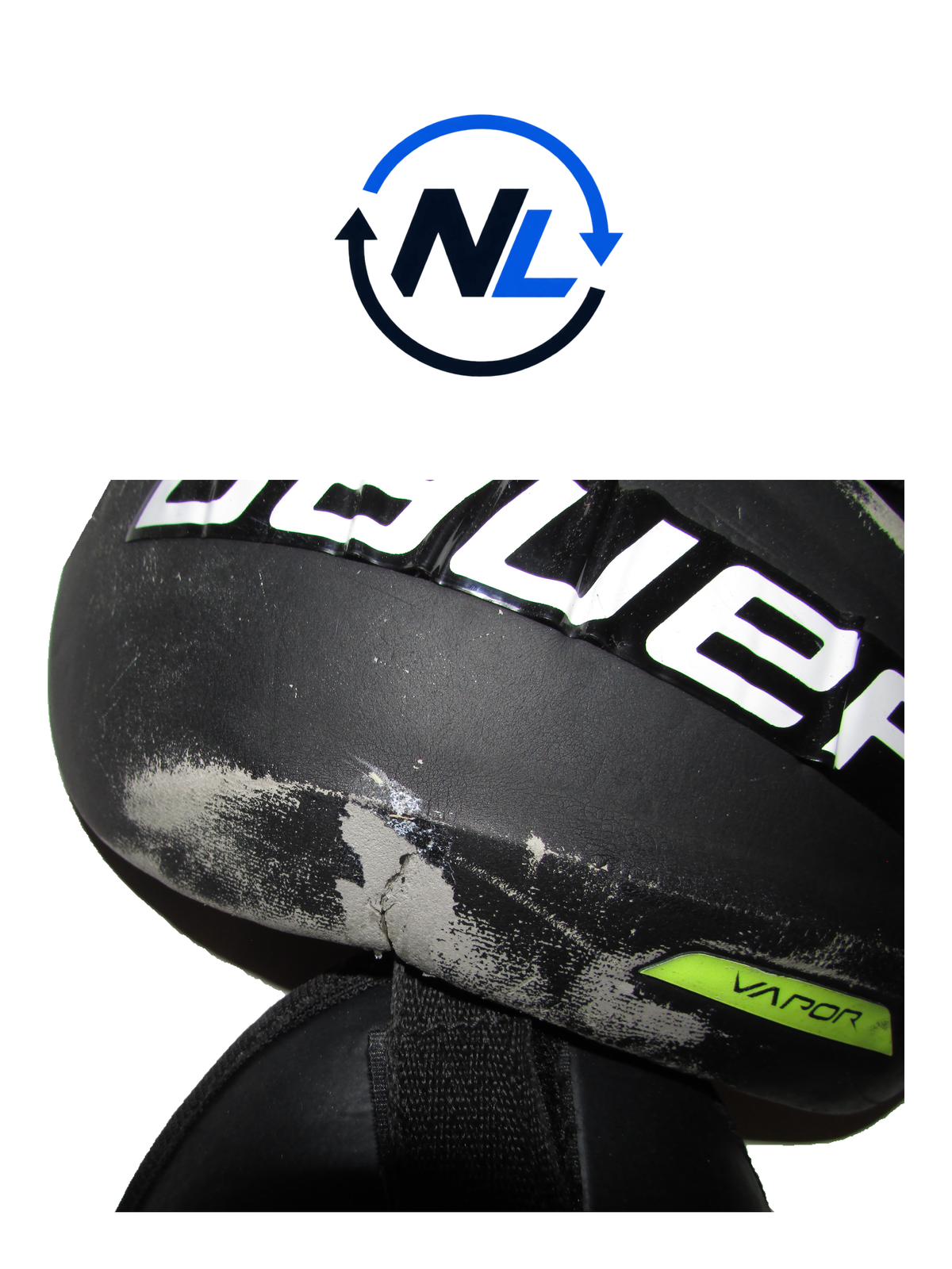 Bauer Vapor Hyperlite Axelskydd – Senior Large (Välanvänt skick)