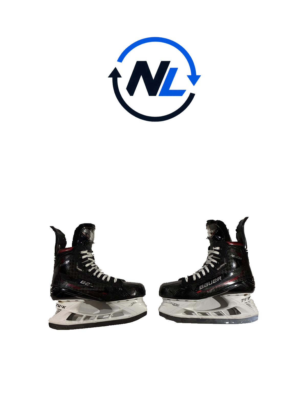 Bauer Supreme Mach Custom Skridskor – Storlek 7 (Bra skick)