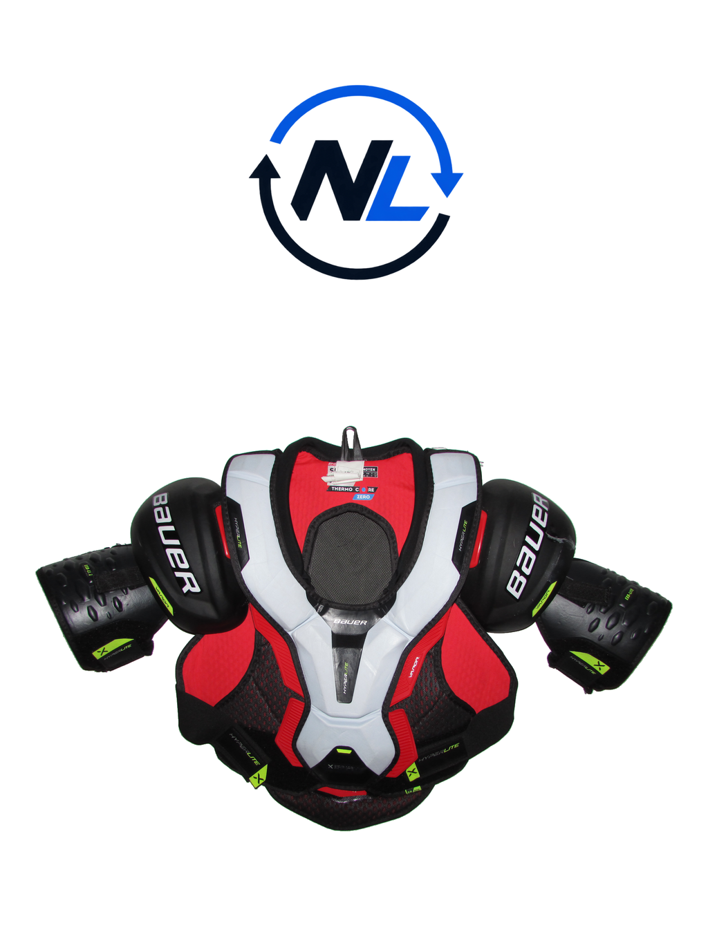 Bauer Vapor Hyperlite Axelskydd – Senior Medium (Bruksskick)