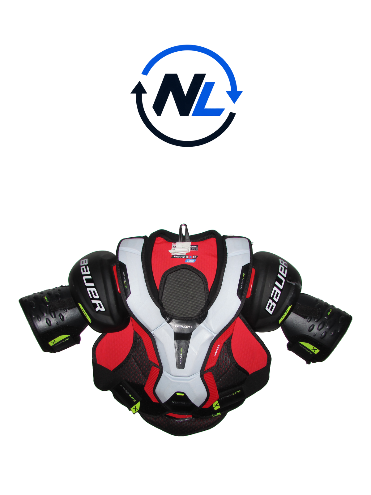 Bauer Vapor Hyperlite Axelskydd – Senior Medium (Bruksskick)