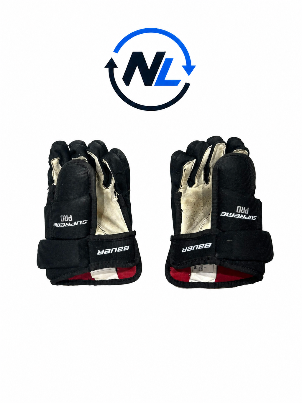 Bauer Supreme Pro hockeyhandskar 9 tum insida