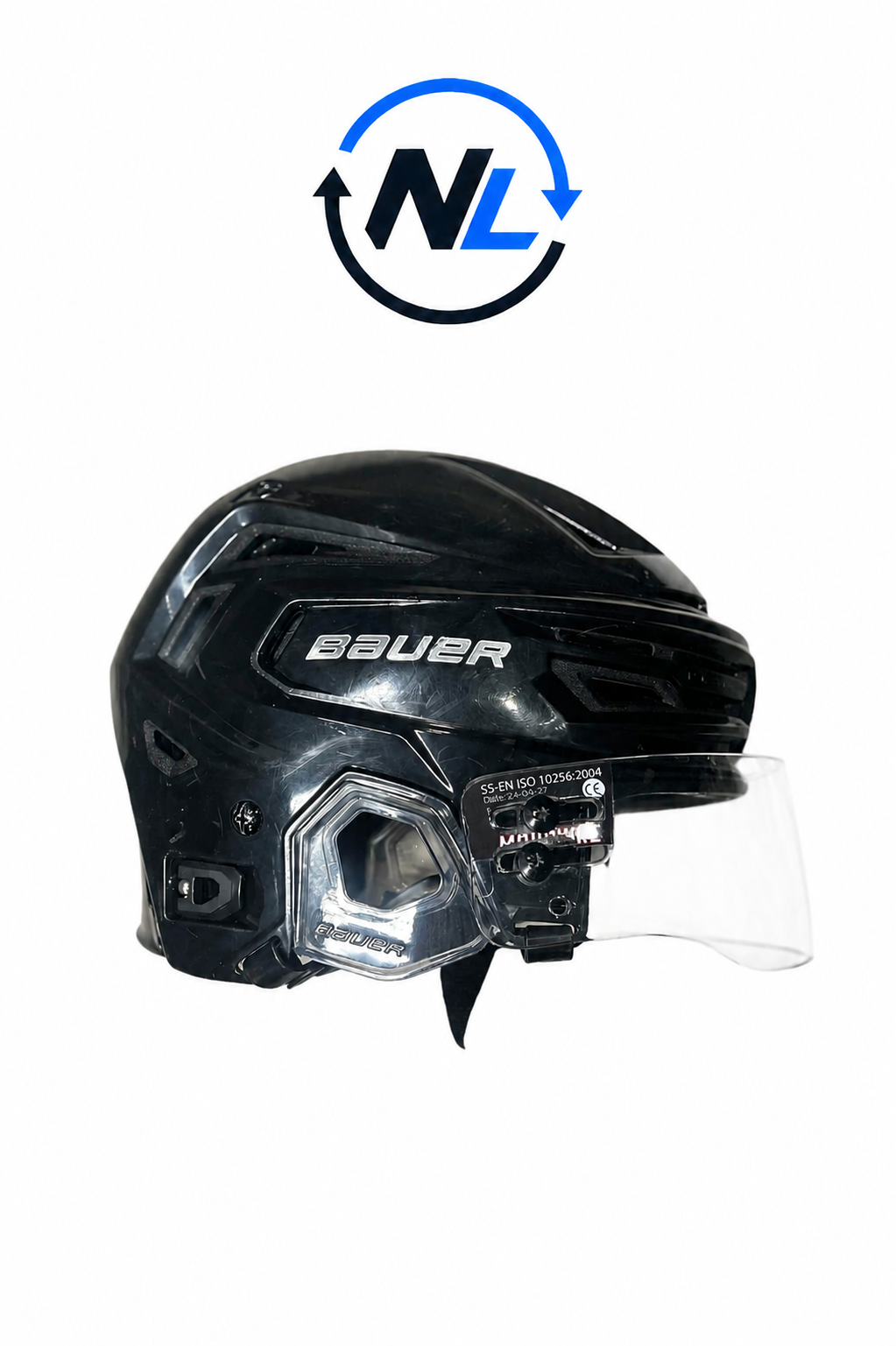 Bauer Re-Akt 155 hockeyhjälm Senior Medium höger sida