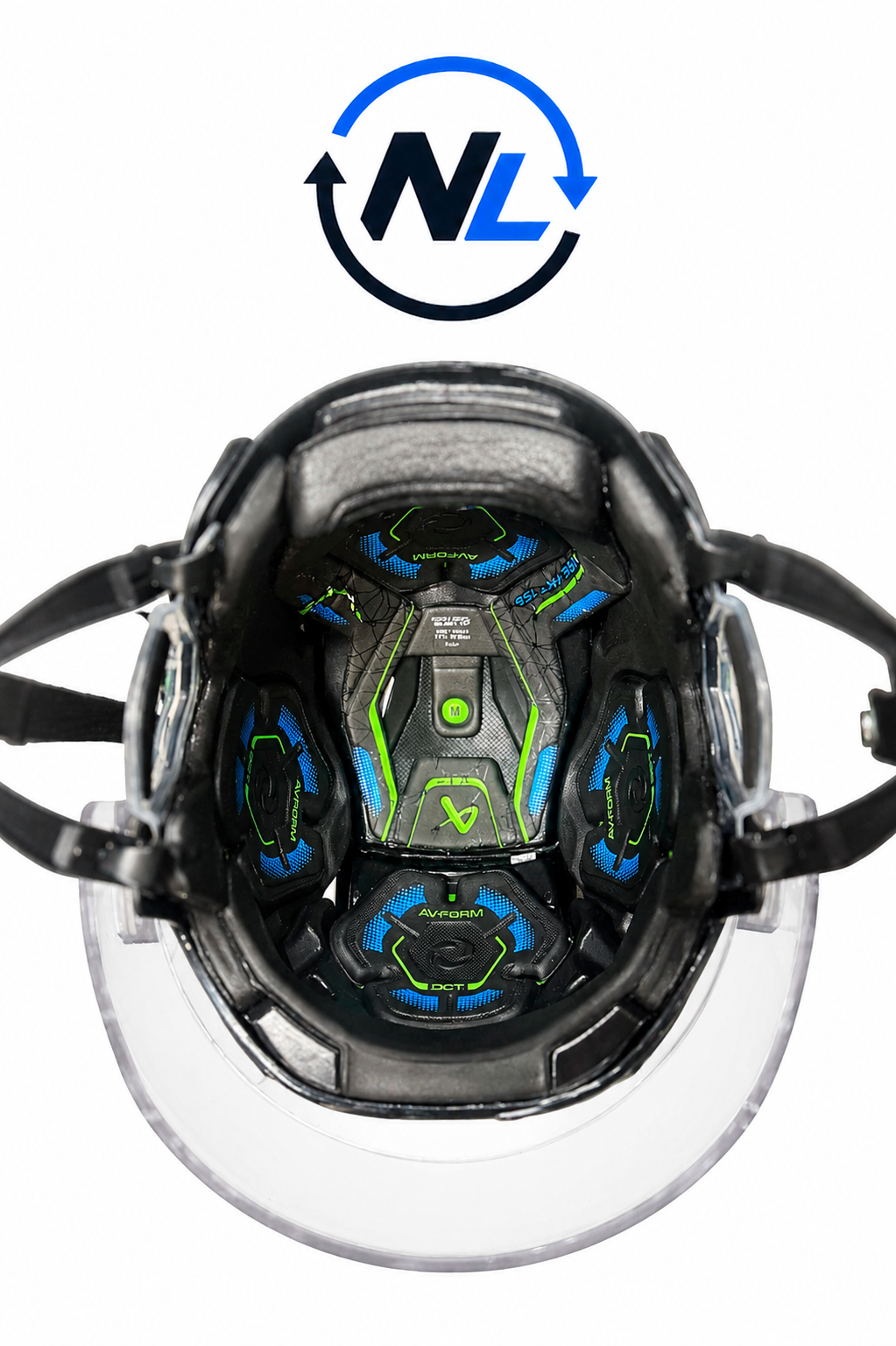 Bauer Re-Akt 155 hockeyhjälm Senior Medium insida