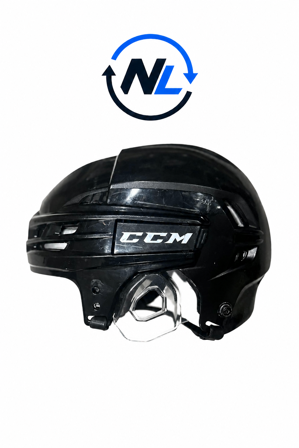 CCM Tacks 910 hockeyhjälm Senior Small vänster sida