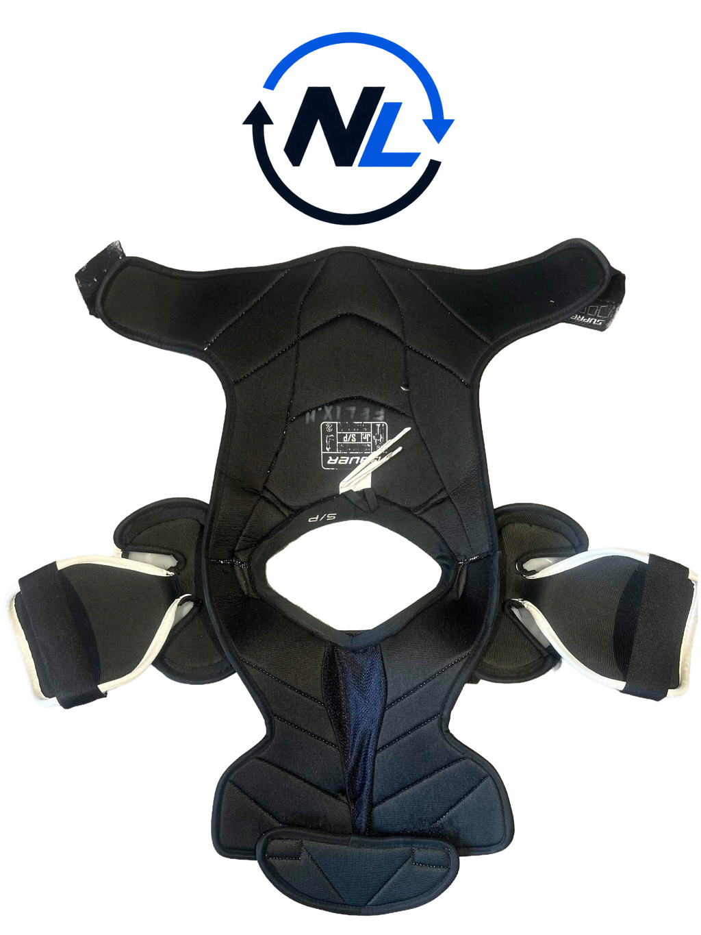 Bauer Supreme 150 Axelskydd – Junior Small (Bra skick)