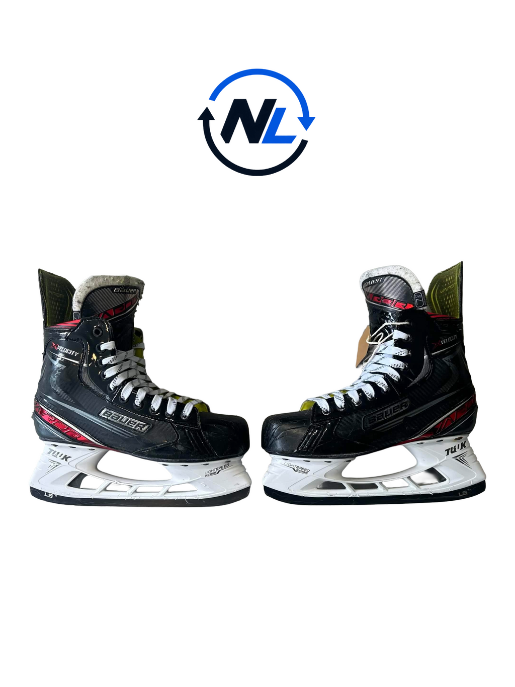 Bauer Velocity Skridskor – Storlek 7,5 (Välanvänt skick)