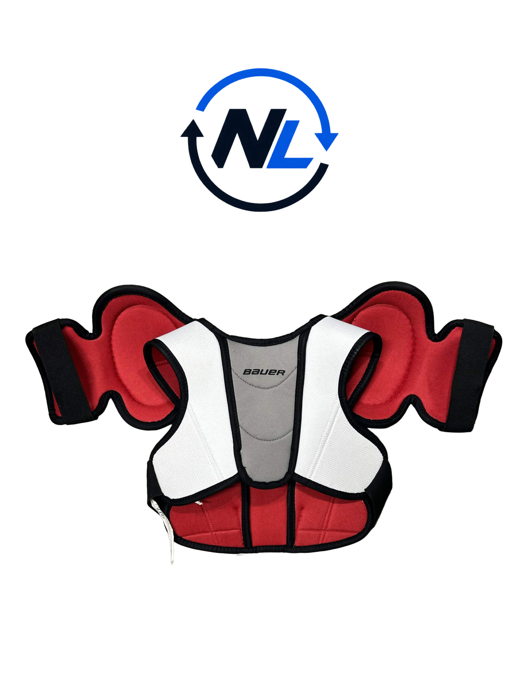 Bauer Supreme Pro Axelskydd – Youth Large (Bra skick)