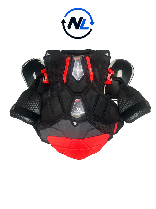 BAUER - 3X PRO Axelskydd - Senior medium (Bra skick)