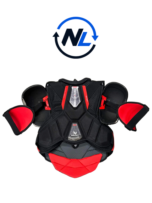 Bauer 3X Pro Axelskydd – Senior Medium (Mycket fint skick)
