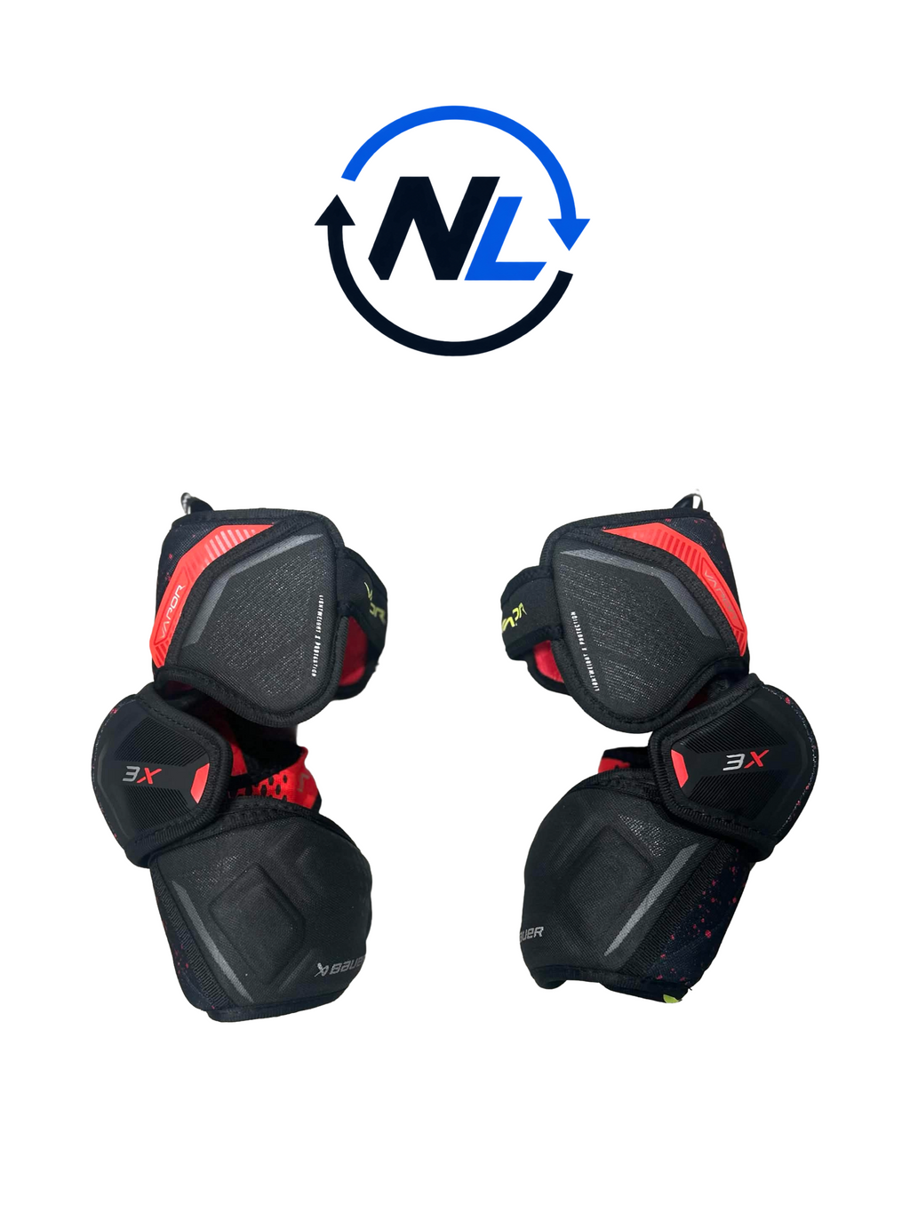 Bauer Vapor 3X Armbågsskydd – Intermediate Large (Mycket fint skick)