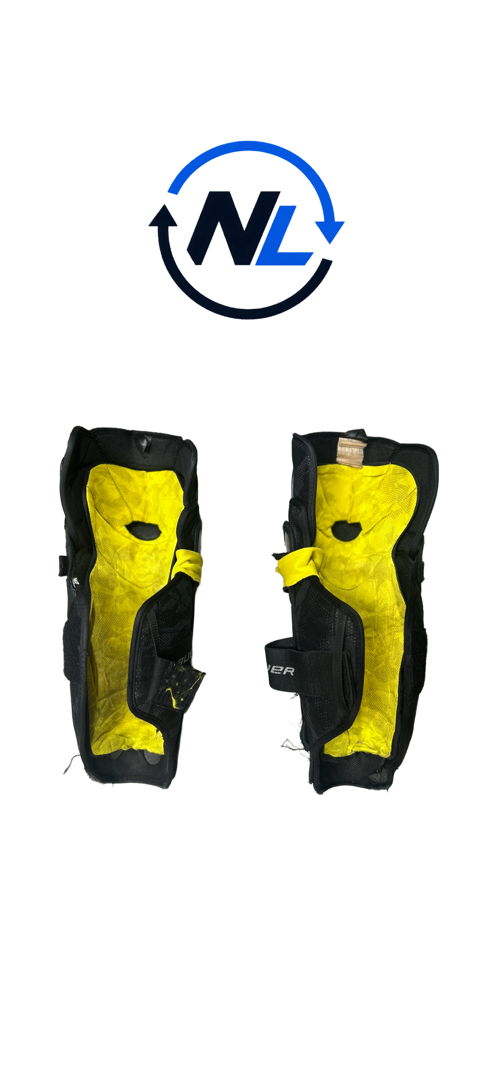 Bauer 3S benskydd 15 tum bakifrån