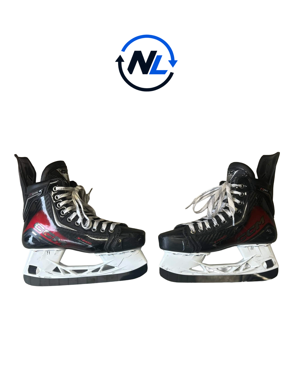 CCM JetSpeed FT8 Pro Skridskor – Storlek 7,5 Regular Fit (Bra skick)