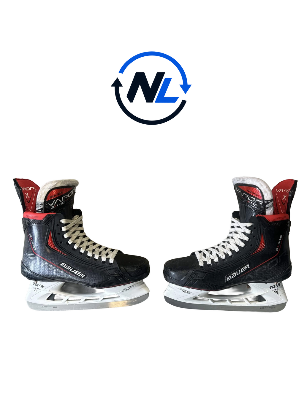 Bauer 3X Pro Skridskor – Storlek 9,5 Fit 2 (Mycket fint skick)