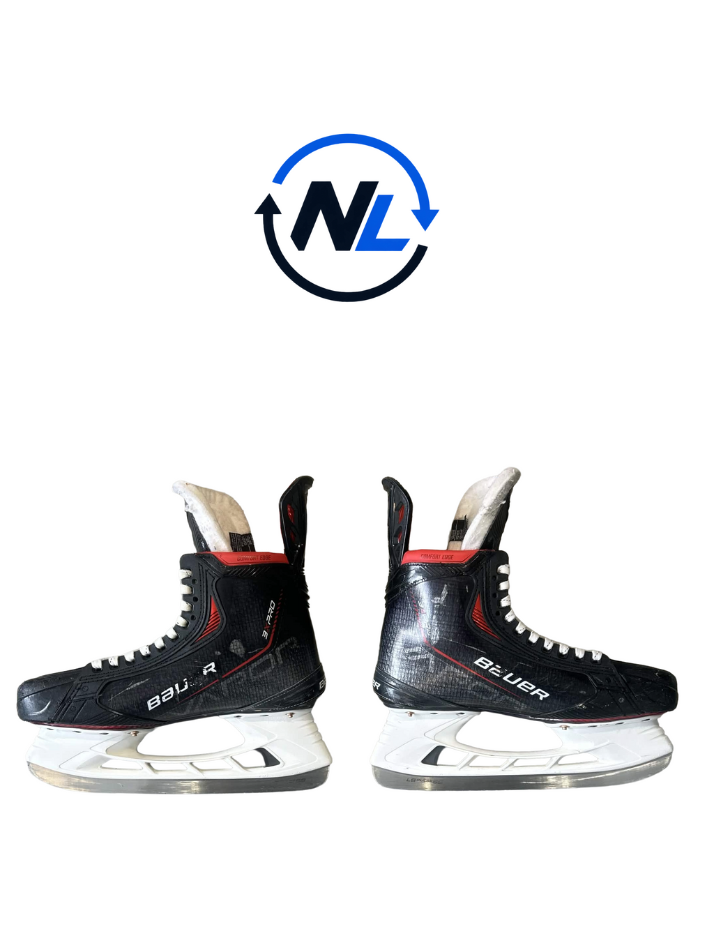 Bauer 3X Pro Skridskor – Storlek 9,5 Fit 2 (Mycket fint skick)